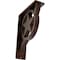 Ekena Millwork Austin Wrought Iron Bracket, (Triple center brace), Antiqued Copper 2"W x 5 1/2"D x 8"H BKTM02X05X08TAUACO - alternate 1